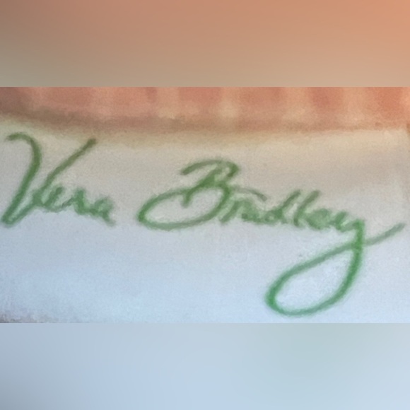 NWOT ~ Vera Bradley Cosmetic / Makeup Bag ~ Sherbet Paisley Pattern- Cotton - Picture 5 of 5